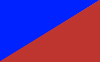 Васильковый/красный