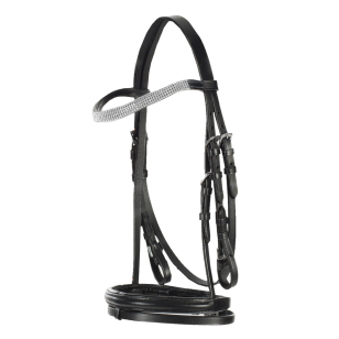 Оголовье трензельное со стразами