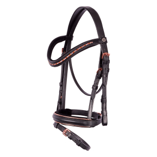 Оголовье трензельное "Diva Fuchsia" Оголовье трензельное "Diva Fuchsia"