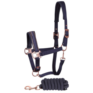 Комплект (недоуздок+чумбур) Harry's Horse "Denici Cavalli Satin Bosque"