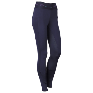 Лосины для верховой езды "Equitights Just Ride Lavender" с полной силиконовой леей