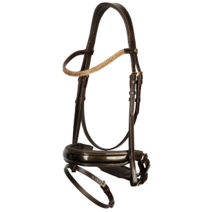 Оголовье трензельное "Metallic Brass" Оголовье трензельное "Metallic Brass"