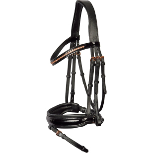 Оголовье трензельное "CHIQUE ROSEGOLD" Оголовье трензельное "CHIQUE ROSEGOLD"