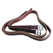 Путлища двойные кожаные Farmer с лентой