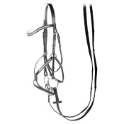 Оголовье трензельное "Crystal" с мексиканским капсюлем Оголовье трензельное "Crystal" с мексиканским капсюлем