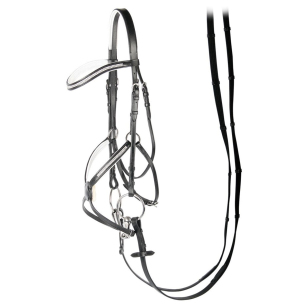 Оголовье трензельное "Crystal" с мексиканским капсюлем Оголовье трензельное "Crystal" с мексиканским капсюлем