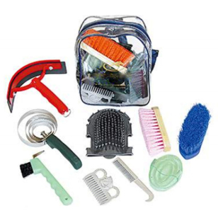 Набор щеток в рюкзачке "EQUIMAN" (9 предметов) Набор щеток в рюкзачке "EQUIMAN" (9 предметов)