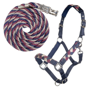 Комплект (недоуздок+чумбур) "HKM Santa Rosa"