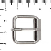 Пряжка стальная 20 мм с роликом Farmer, никель Пряжка стальная 20 мм с роликом Farmer, никель