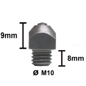 Шипы для подков М10 с победитовой вставкой, шт Шипы для подков М10 с победитовой вставкой, шт