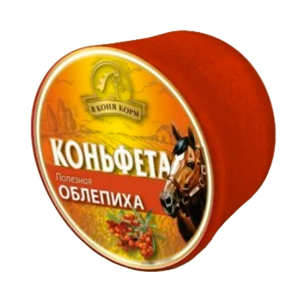 Лакомство для лошади Коньфета "Облепиха" 620 г. Лакомство для лошади Коньфета "Облепиха" 620 г.