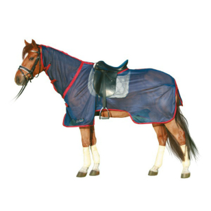 Попона-сетка НКМ с шеей рабочая для лошади