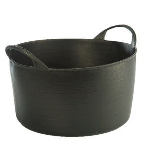 Тазик для лошади "Farmer" с двумя ручками 14 л, резинопластик Тазик для лошади "Farmer" с двумя ручками 14 л, резинопластик