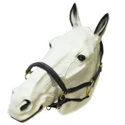 Недоуздок кожаный "EQUIMAN" с декоративной отстрочкой