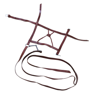 Узда рабочая кожаная двойная Farmer