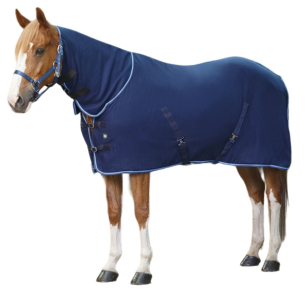 Попона флисовая с капором для лошади