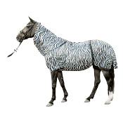 Попона-сетка "Zebra" с капором для лошади