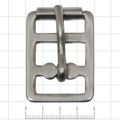 Пряжка для подпруги с роллером штампованная, нержавеющая сталь Пряжка для подпруги с роллером штампованная, нержавеющая сталь