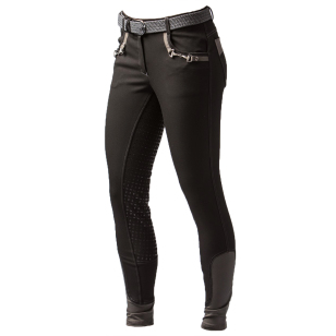 Бриджи женские "Vegas" для верховой езды с полной силиконовой леей 
