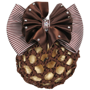 Бант с сеткой для волос