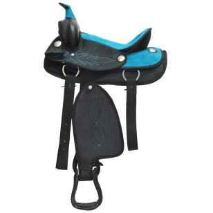 Седло вестерн для пони синтетическое 