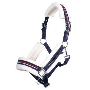 Недоуздок HKM с мехом "Equine Sports"