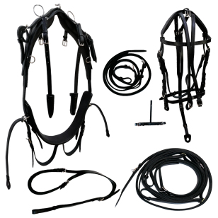 Упряжь рысистая с колпачками Упряжь рысистая с колпачками