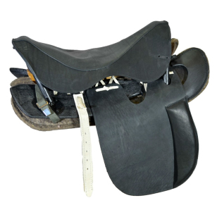 Седло фермерское в комплекте, кожа
