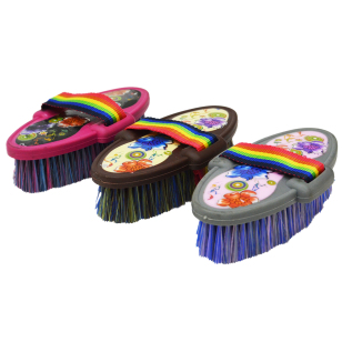 Щетка "EQUIMAN" c цветным принтом