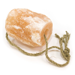 Лизунец гималайский солевой на веревке, 4,50 - 5,00 кг