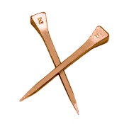 Гвозди ковочные с медным покрытием Equiman Е5, 25 шт