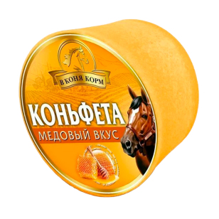 Лакомство для лошади Коньфета "Мед" 620 г. Лакомство для лошади Коньфета "Мед" 620 г.