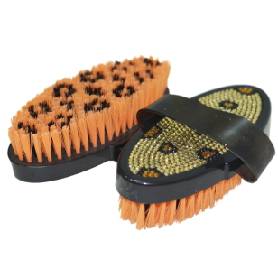 Щетка со стразами "EQUIMAN" искусственная щетина Щетка со стразами "EQUIMAN" искусственная щетина