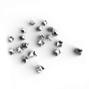 Пукля "Пирамидка" 10 мм, 20 шт Пукля "Пирамидка" 10 мм, 20 шт