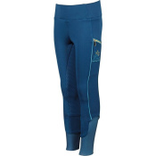 Лосины детские "Diva Sea Breeze" для верховой езды с полной силиконовой леей 