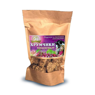 Лакомство для лошади Хрумчики "Вишневые" 150 г.