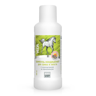 Шампунь-кондиционер для гривы и хвоста с коллагеном и ланолином "ЗооVIP", 500 мл Шампунь-кондиционер для гривы и хвоста с коллагеном и ланолином "ЗооVIP", 500 мл