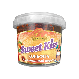 Лакомство для лошади Коньфета Sweet Kiss "Ароматный персик" 1 кг. Лакомство для лошади Коньфета Sweet Kiss "Ароматный персик" 1 кг.