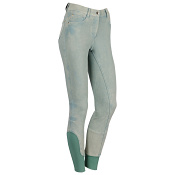 Бриджи женские "Denim Jaruco" для верховой езды с полной силиконовой леей