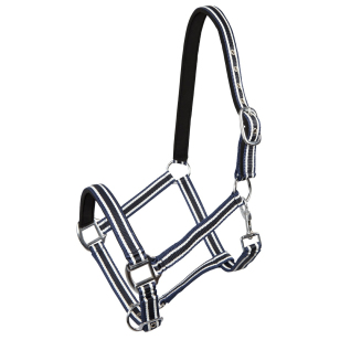 Недоуздок в полоску с подложкой Pfiff