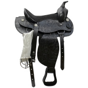 Седло вестерн для пони с узорами Седло вестерн для пони с узорами