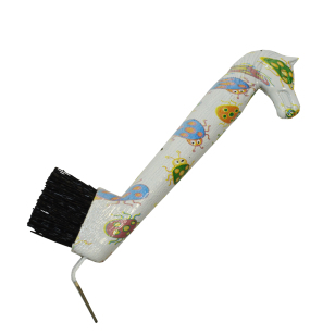 Крюк копытный со щеткой "EQUIMAN" цветной