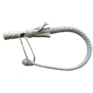 Волчатка станичная из белой сыромятной кожи