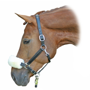 Меховушка из натурального меха на капсуль или недоуздок