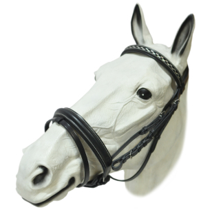 Оголовье трензельное "EQUIMAN" с шахматным узором