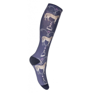 Гольфы "Nylon Print" для верховой езды