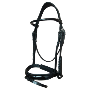 Оголовье трензельное с круглым налобником