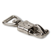 Карабин Panic 11,6 см с вертлюгом, никелированый Карабин Panic 11,6 см с вертлюгом, никелированый