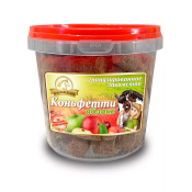 Лакомство для лошади Гранулы коньфетти "Яблоко", 600 г.