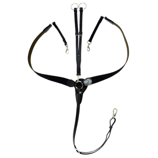 Подперсье охотничье с мартингалом резиновое 